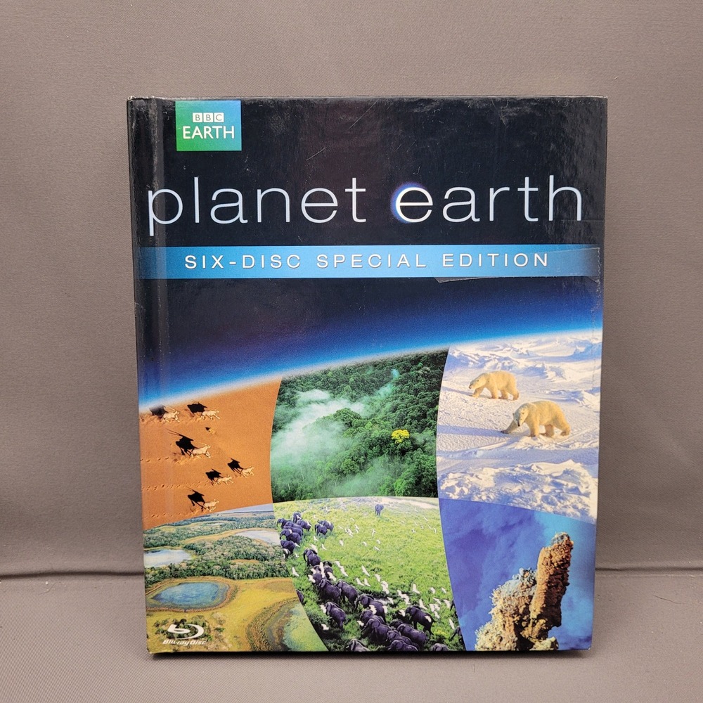 Planet Earth (Blu-ray, 2011) 6-disc David Attenborough *